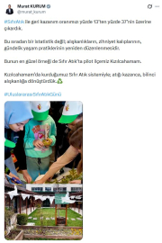 Bakan Kurum: 'Sıfır Atık' ile geri kazanım oranımızı yüzde 13’ten yüzde 37’nin üzerine çıkardık