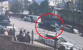 Drift atarken yayaya çarpan ehliyetsiz sürücüye 226 bin TL ceza; kaza kamerada