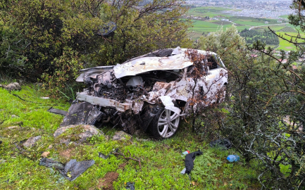 Takla atan otomobilin sürücüsü öldü