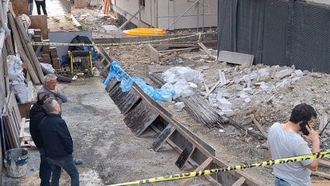 Maltepe’de şantiye şefi 5’inci kattan düşerek hayatını kaybetti