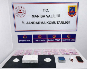 Manisa’da uyuşturucu operasyonu: 2 kilo kokain ele geçilirildi