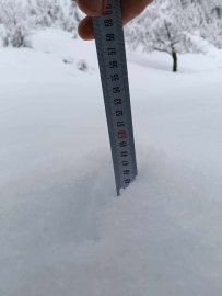 Çorum'da kar yağışı