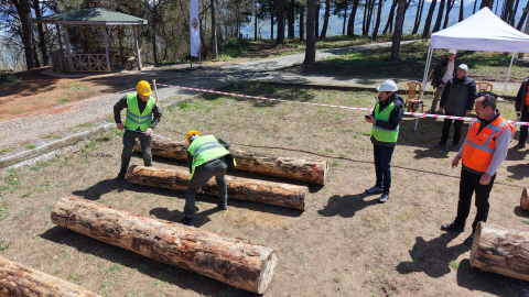 Ormancılar, zorlu parkurlarda kıyasıya yarıştı/Ek fotoğraflar