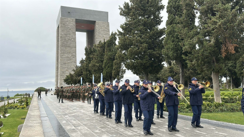 Çanakkale Kara Savaşları'nın 111'inci yılı anma töreninin provası yapıldı