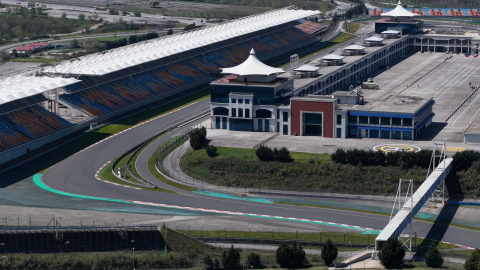 Formula 1 pistinin son hali havadan görüntülendi / Ek görüntü