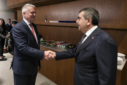 BAKAN TEKİN, OECD GENEL SEKRETERİ CORMANN İLE BİR ARAYA GELDİ