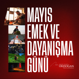 Cumhurbaşkanı Erdoğan'dan 1 Mayıs mesajı