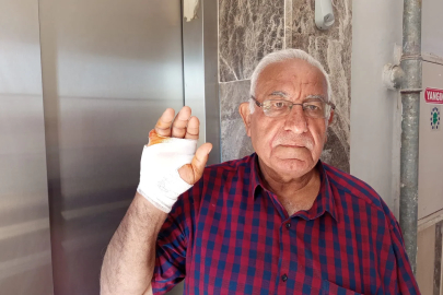 Komşusunun ısırdığı parmağı ampute edildi