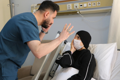 Van'da 35 haftalık hamileye eş zamanlı sezaryen ve beyin tümörü ameliyatı