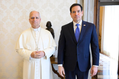 Papa 14’üncü Leo, ABD Dışişleri Bakanı Rubio ile görüştü