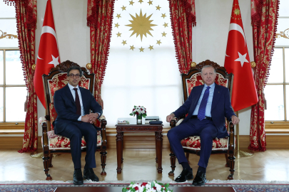 Cumhurbaşkanı Erdoğan, BAE Devlet Başkanı yardımcısı Şeyh Mansur Bin Zayid Al Nahyan’ı kabul etti