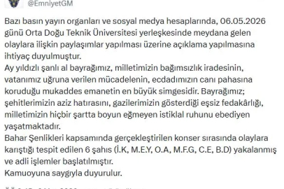 ODTÜ Bahar Şenlikleri'ndeki olaylara 6 gözaltı