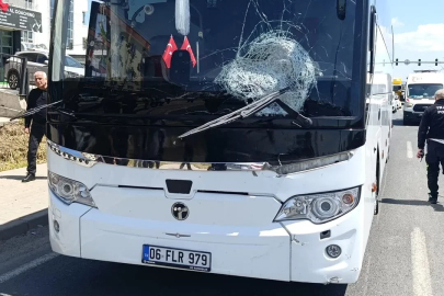 Yolun karşısına geçerken otobüsün çarptığı Hamza öldü