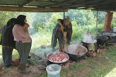 208 yıllık 'Olcak Dede' geleneği; dualar edildi, kurbanlar kesildi