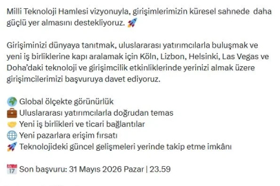 Bakan Kacır: Girişimlerimizi küresel sahnede destekliyoruz
