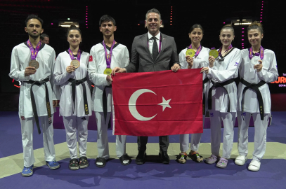 Türkiye, Avrupa Tekvando ve Para Tekvando Şampiyonaları’nda ikinci günü 6 madalyayla tamamladı / Fotoğraflar