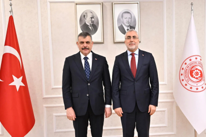 Bakan Çiftçi, Bakan Işıkhan'ı ziyaret etti
