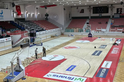 Petkimspor'un salonu bakıma girdi
