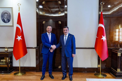Cumhurbaşkanı Yardımcısı Yılmaz, Belçika Başbakan Yardımcısı Prevot ile görüştü
