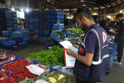Bursa'da bayram öncesi hal ve terminalde 'fiyat ve stok' denetimleri