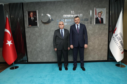 Bakan Çiftçi, Erzurum'da, Geri Gönderme Merkezi'nde incelemelerde bulundu