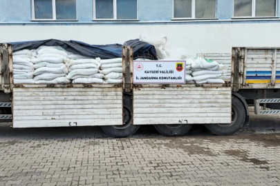 Kayseri'de 24 ton  sahte gübre ele geçirildi