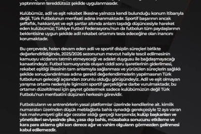 Kayserispor’dan ligin tesciline yönelik açıklama 