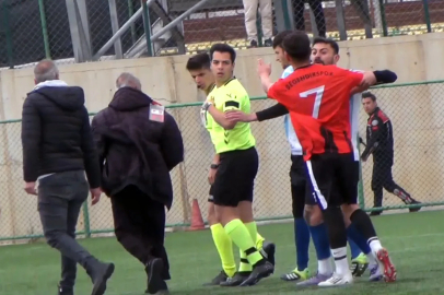 Hakeme yumruk atan futbolcunun takımı, hükmen mağlup sayıldı