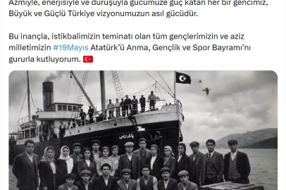 AK Parti'li Acar'dan '19 Mayıs' mesajı
