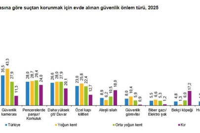 TÜİK: Suçtan korunmak için alınan en yaygın önlem çelik kapı oldu