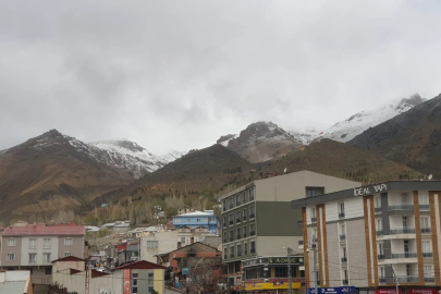 Van'a mayıs ayında kar yağdı
