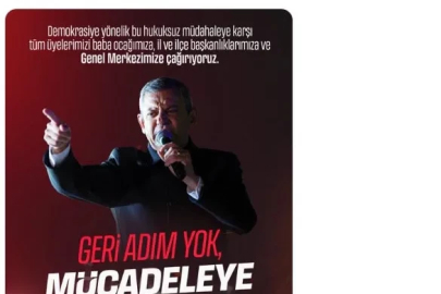 CHP: 'Geri adım yok, mücadeleye devam' açıklaması