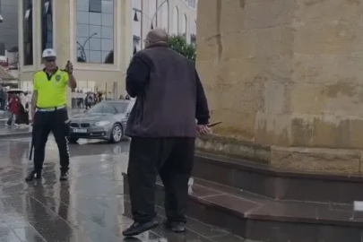 Saat Kulesi önünde bıçakla taşkınlık çıkaran şüpheli gözaltına alındı