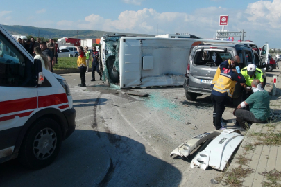 Kilis'te zincirleme kaza; 8 yaralı