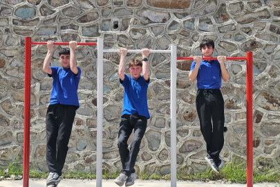 Öğrencilerin fiziksel gelişimine ‘barfiks sistemi’ desteği
