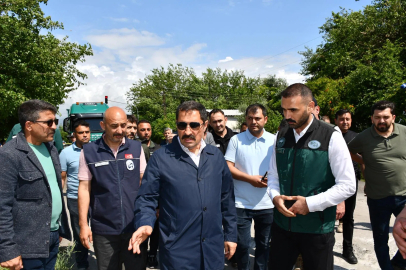 Doğu Akdeniz'de sağanak; caddeleri su bastı (6)