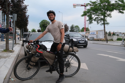 Milano'dan Tokyo'ya uzanan bisiklet yolculuğuna Düzce molası