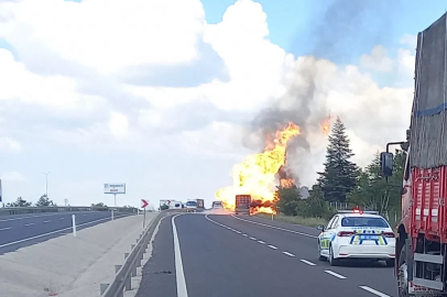 TIR'daki yangın ormana sıçradı