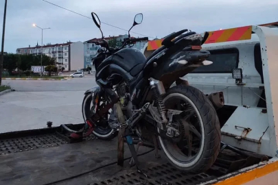 Edirne’de abart egzozlu motosiklet sürücüsüne 27 bin lira ceza