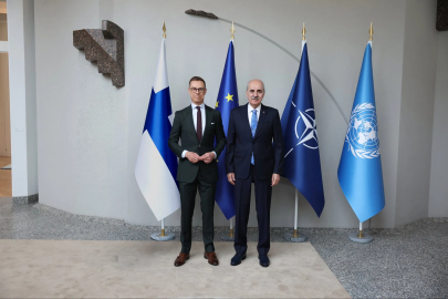 TBMM Başkanı Kurtulmuş, Finlandiya Cumhurbaşkanı Stubb tarafından kabul edildi
