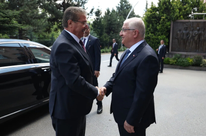 Bakan Güler, KKTC Başbakanı Üstel ile bir araya geldi