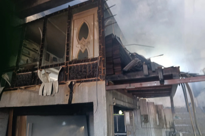 Ordu'da mobilya atölyesinde yangın