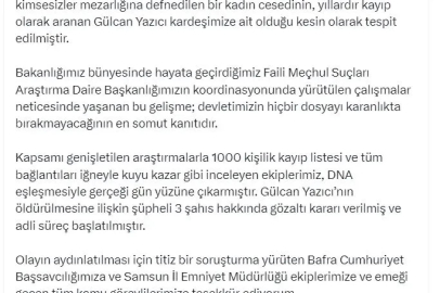 Faili meçhul kadın cinayeti 20 yıl sonra aydınlatıldı
