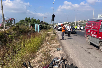 Otomobilin arkadan çarptığı motosikletteki Feyza Nur öldü, babası ağır yaralandı