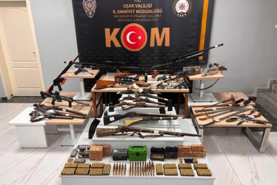 Uşak'ta silah ticaretine gözaltı
