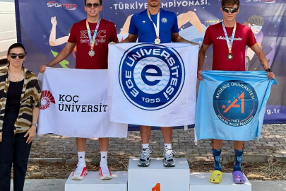 Egeli triatloncu Taha şampiyon oldu