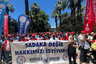 İzmir Büyükşehir Belediyesi’nde işçi eylemi 