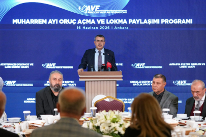 Bakan Tekin: Aynı lokmayı paylaşmak, aynı kaderi paylaşabilme iradesinin de göstergesidir