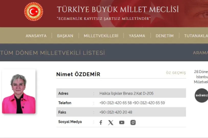CHP İstanbul Milletvekili Nimet Özdemir partisinden istifa etti