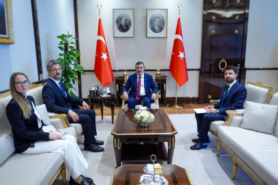 Cumhurbaşkanı Yardımcısı Yılmaz, Macaristan Büyükelçisi Matis'i kabul etti